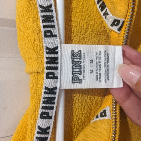 Yellow medium half zip hoodie from pink 🩷 - Picture 3 of 5